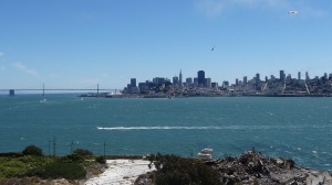 Bay Bridge + San Fransico from Alcatraz